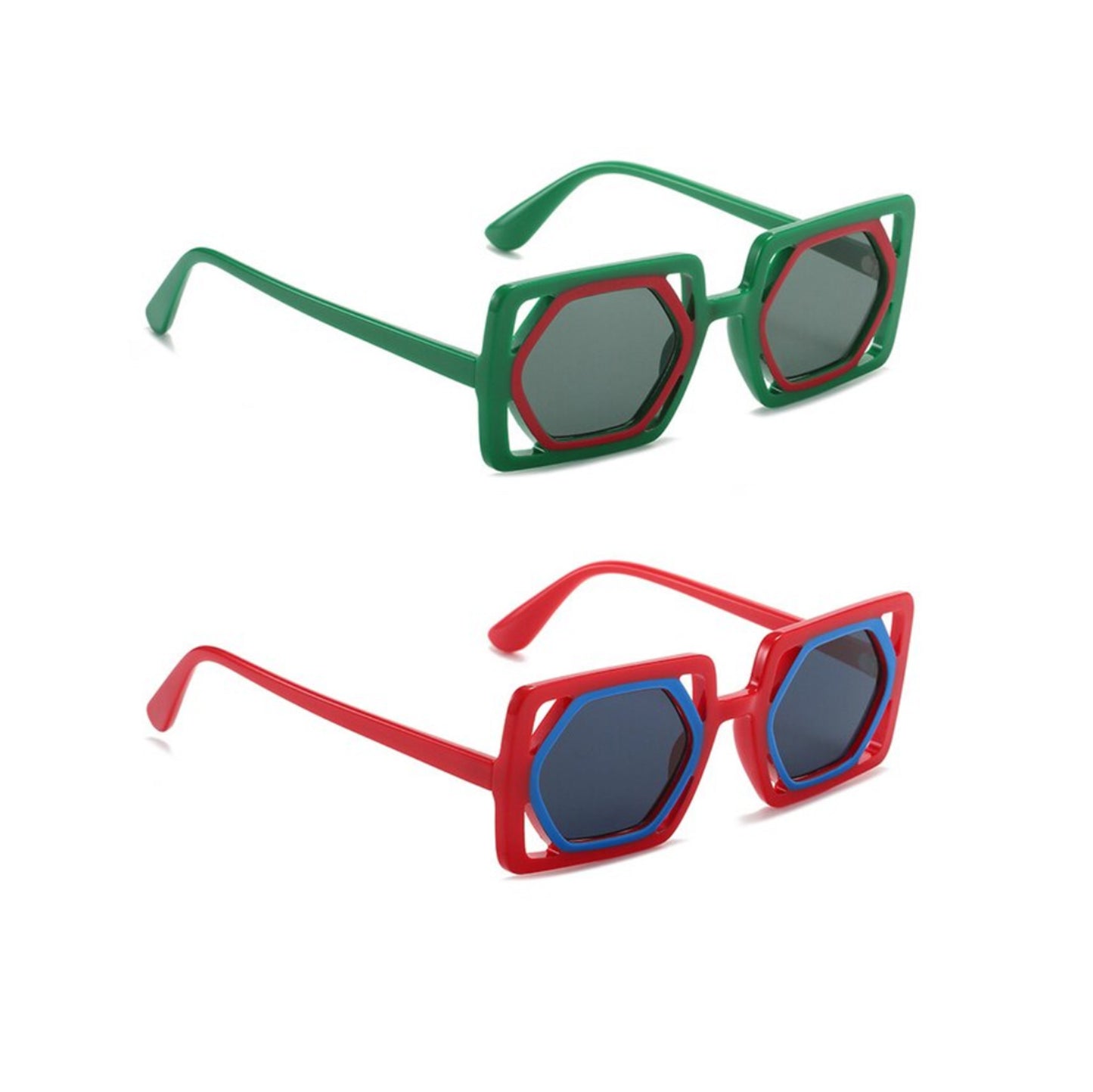 “Vibe Setters” Polygon Sunglasses