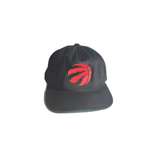 Vintage Toronto Raptors Snapback Hat Green Brim