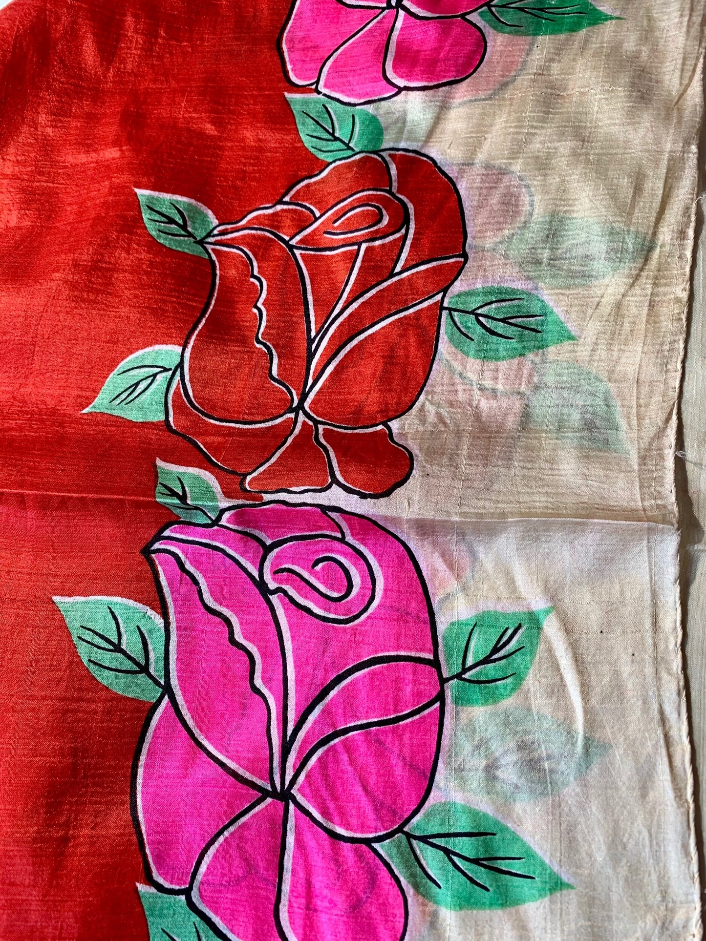 Vintage Rose Scarf 🌹