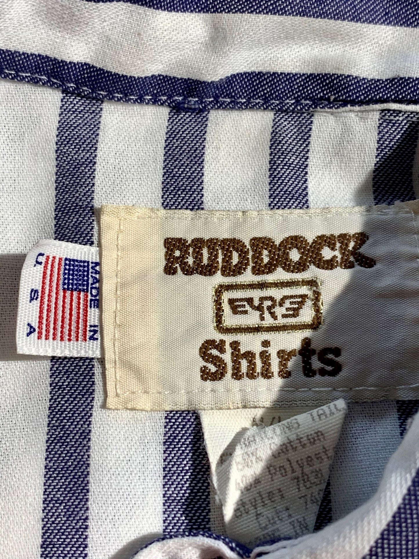 Vintage Pinstripe Button Up Shirt