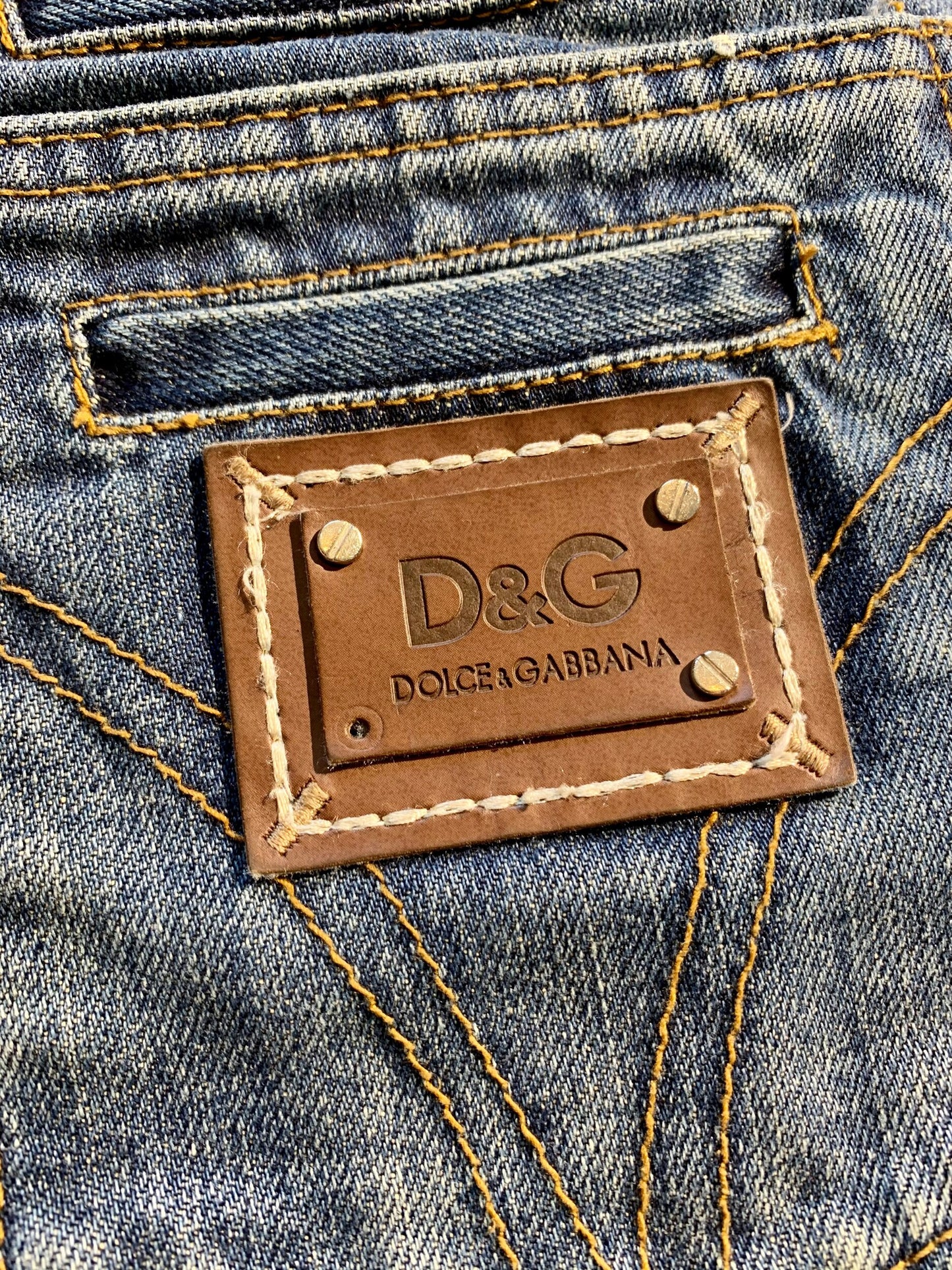 Vintage Dolce & Gabbana Distressed Jeans