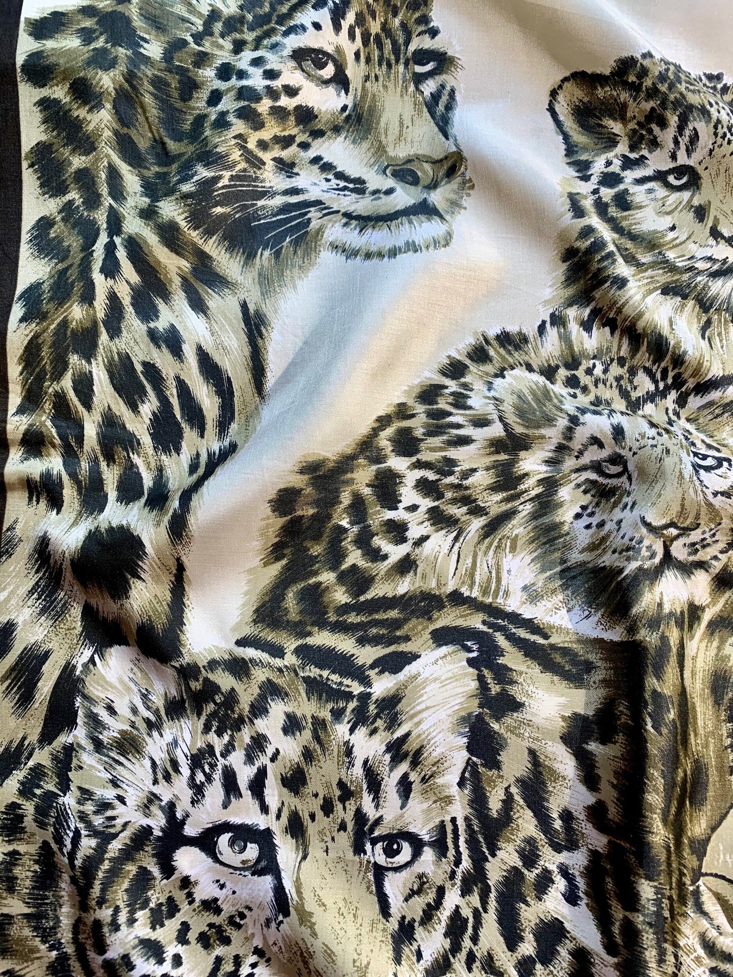 Vintage Cheetah Scarf