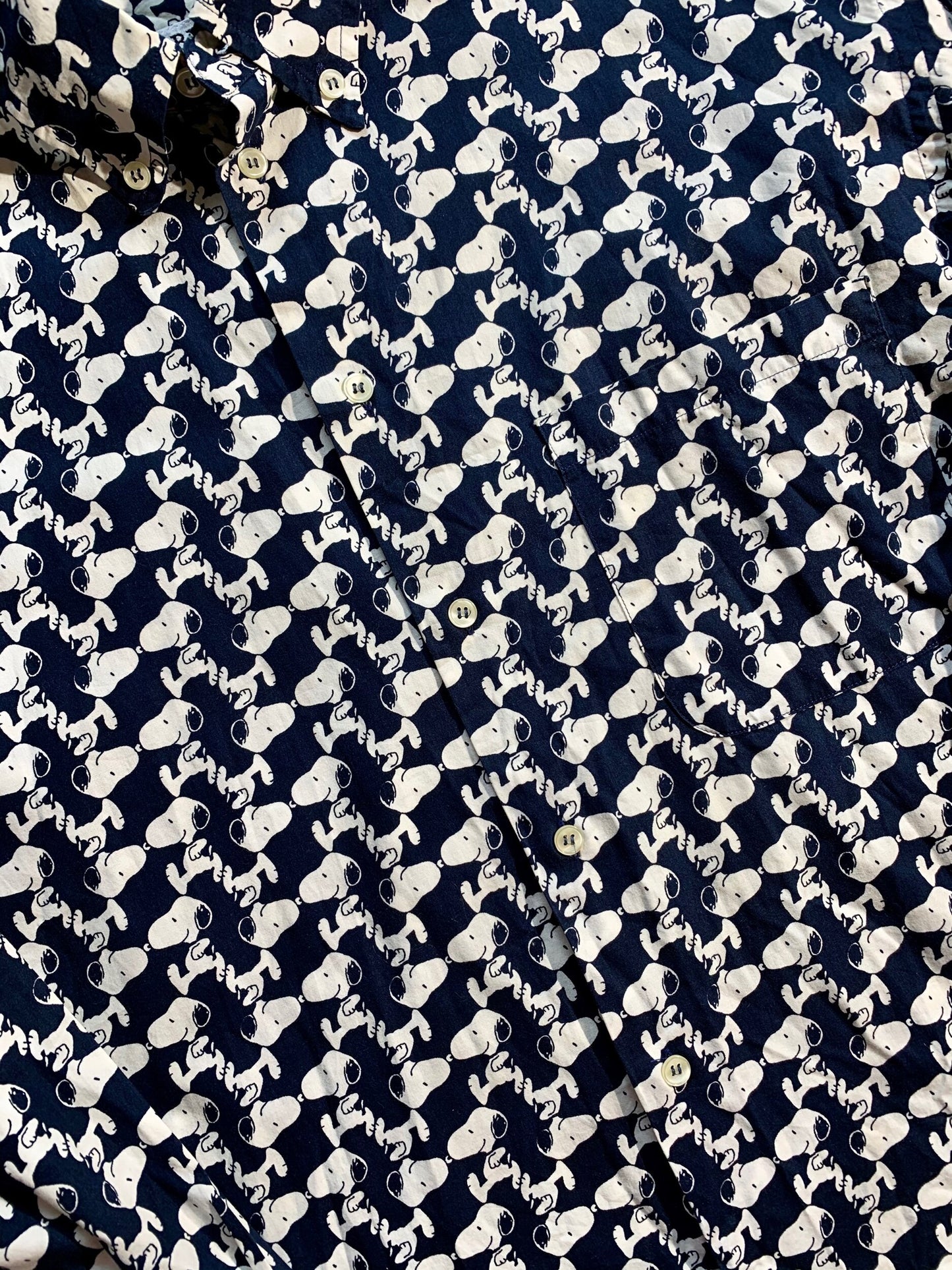 Vintage Snoopy Button Up Shirt
