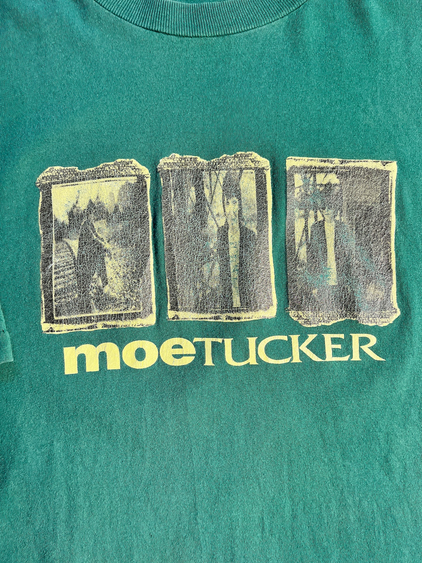 Vintage Moe Tucker T-Shirt Tour 90's Promo