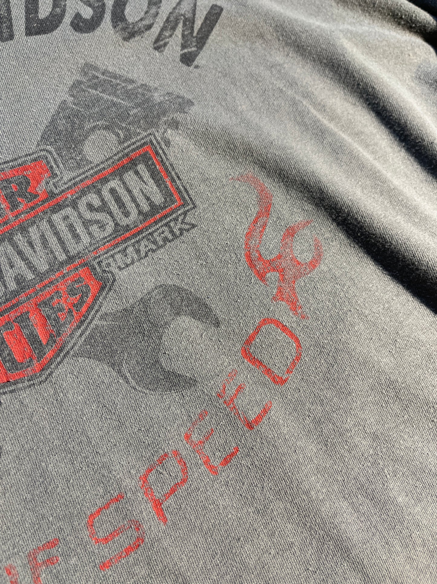 Vintage Harley Davidson Long-Sleeve Shirt Top