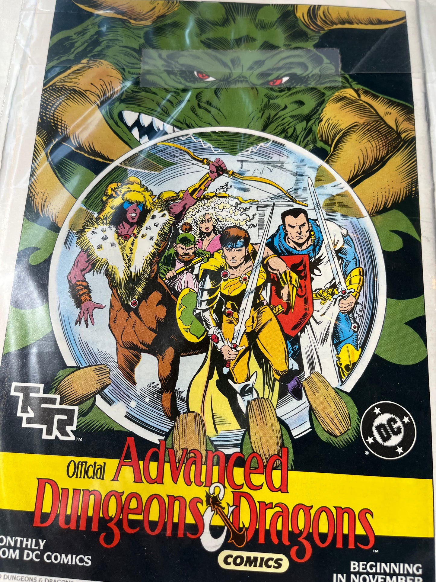 Vintage Dragon Lance Comic Book 1988