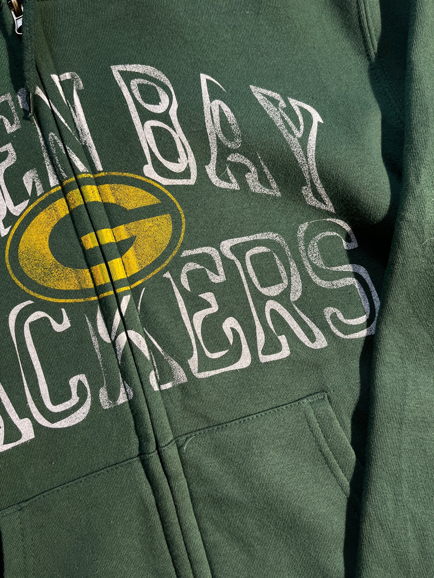 Vintage NFL Green Bay Packers Hoodie Sweatshirt Green XL - Cloak