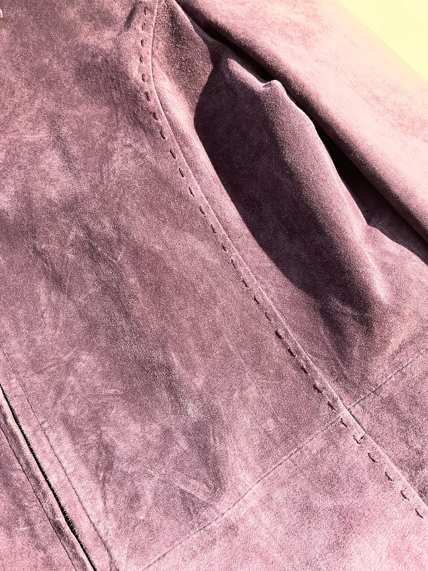 Vintage Purple Suede Leather Jacket Nordstrom