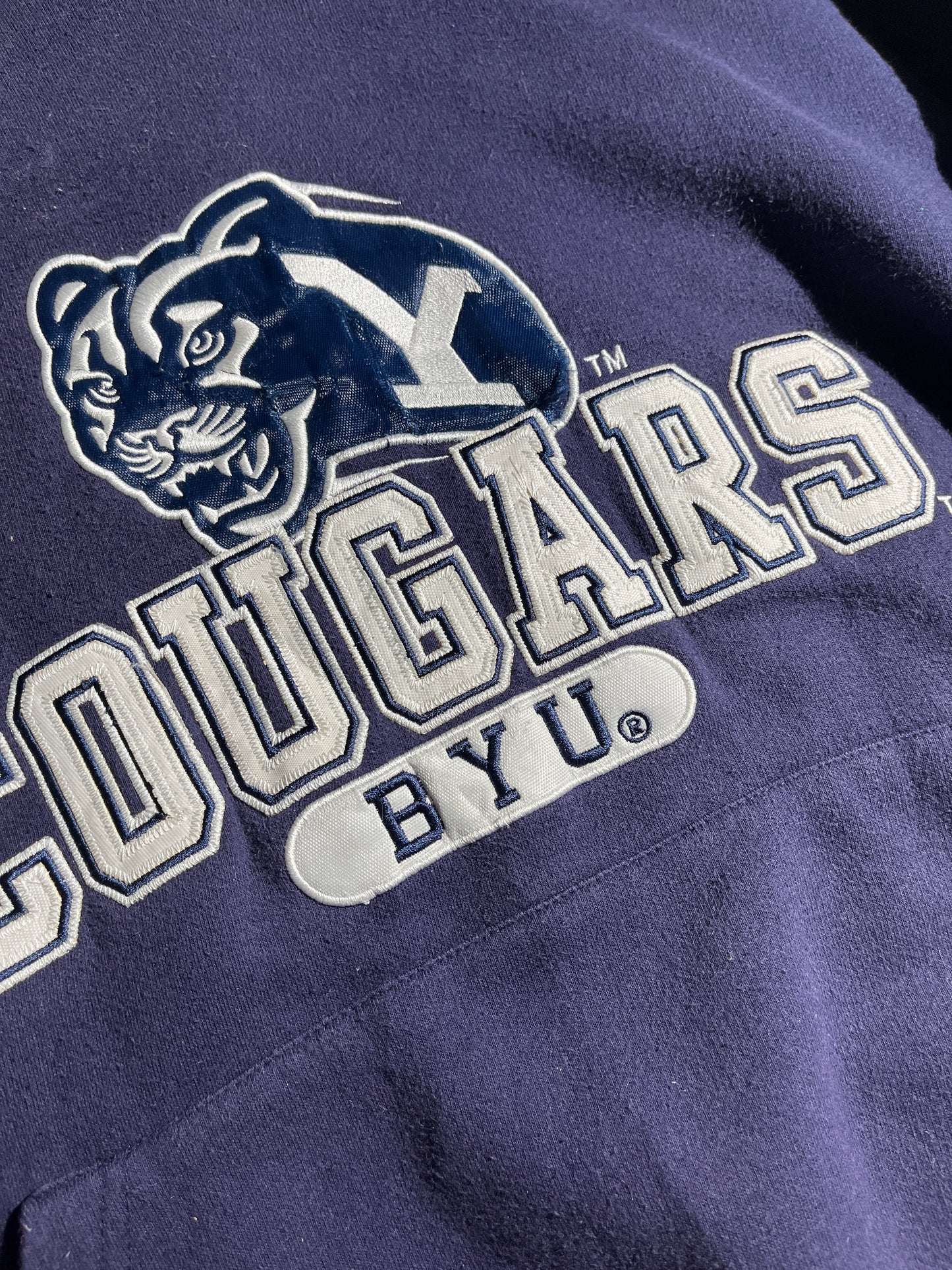 Vintage BYU Hoodie Varsity