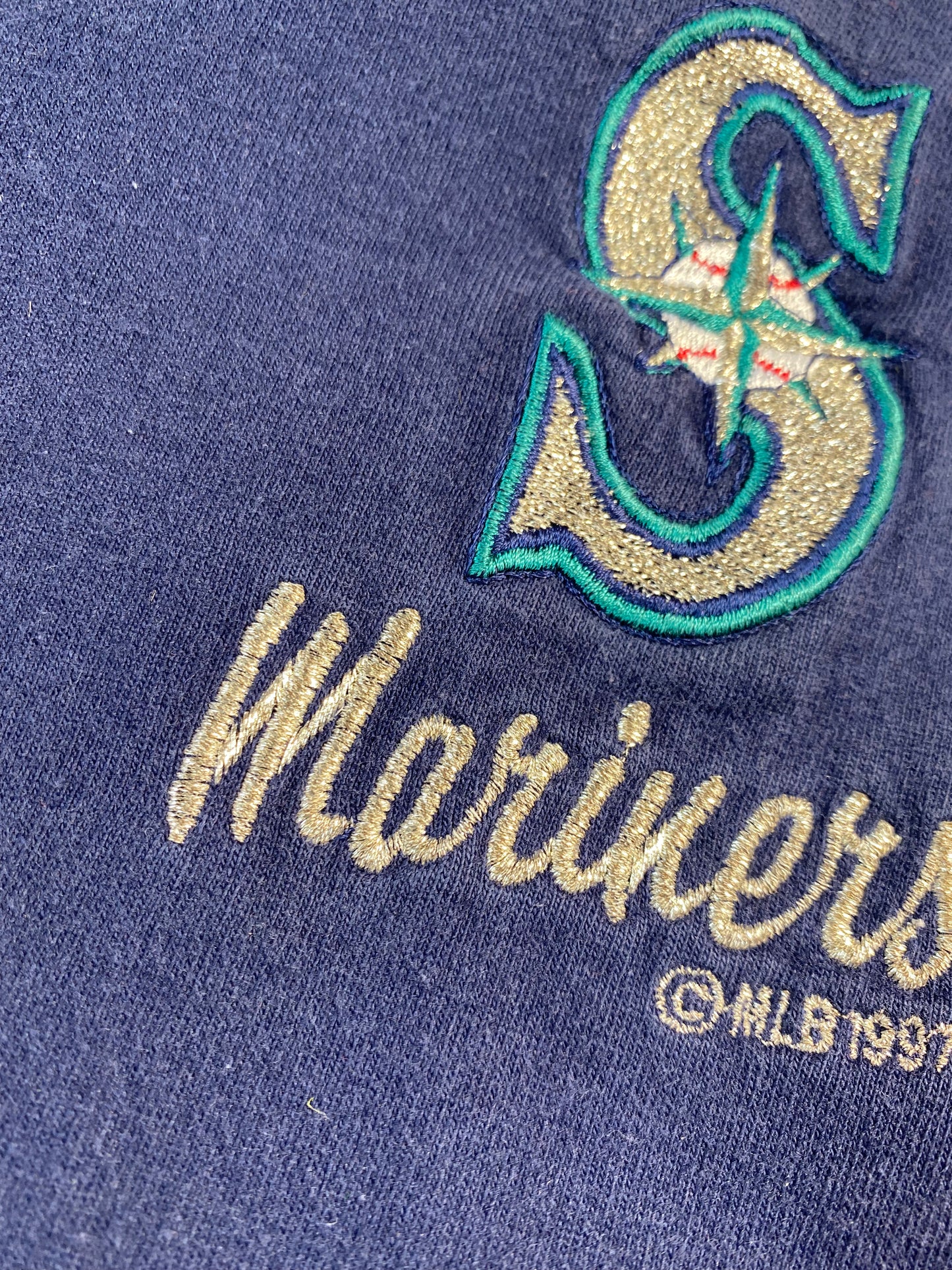 Vintage Seattle Mariners Jersey Top 1997