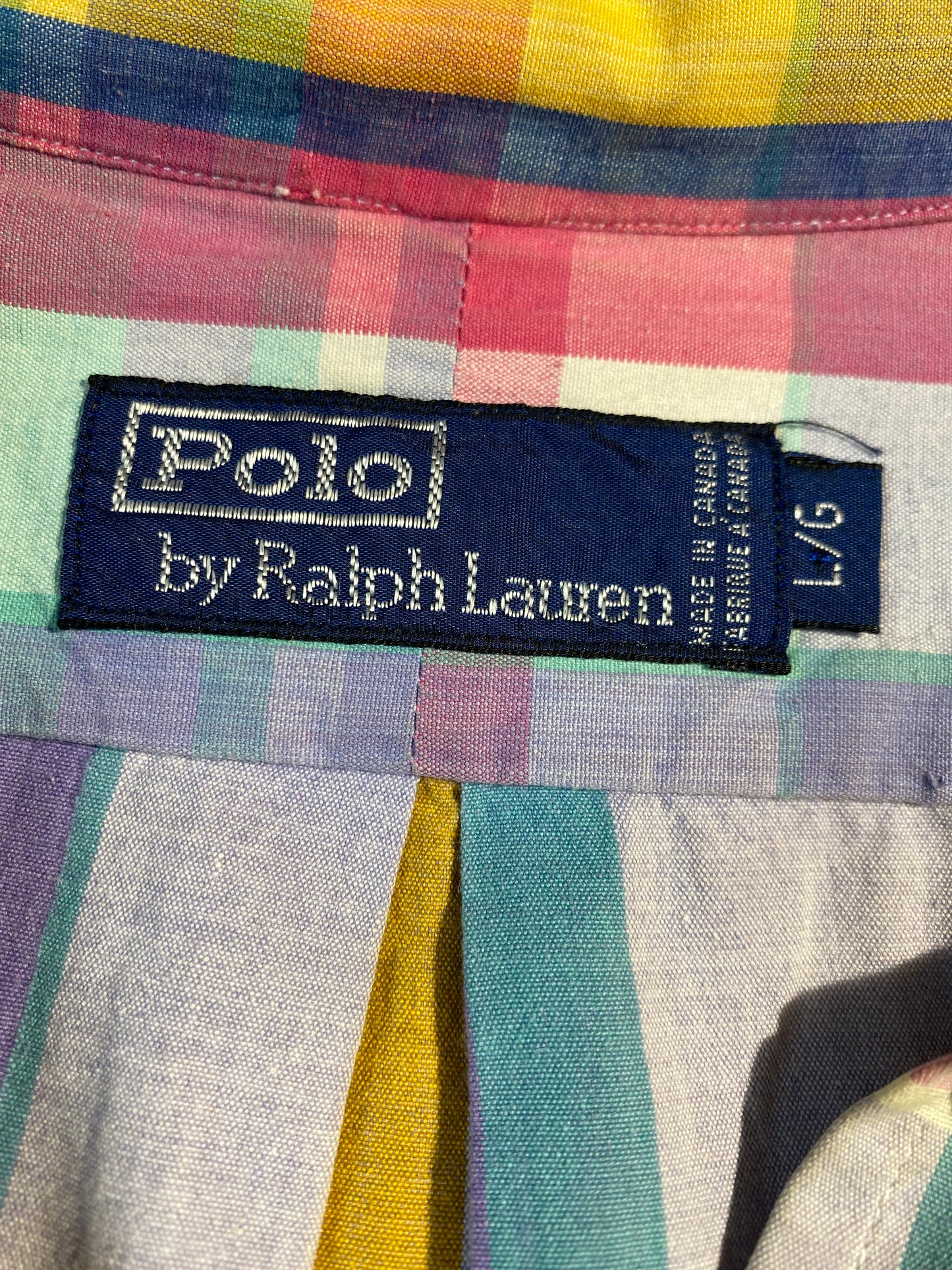 Vintage Ralph Lauren POLO Summer Shirt Top Button Up