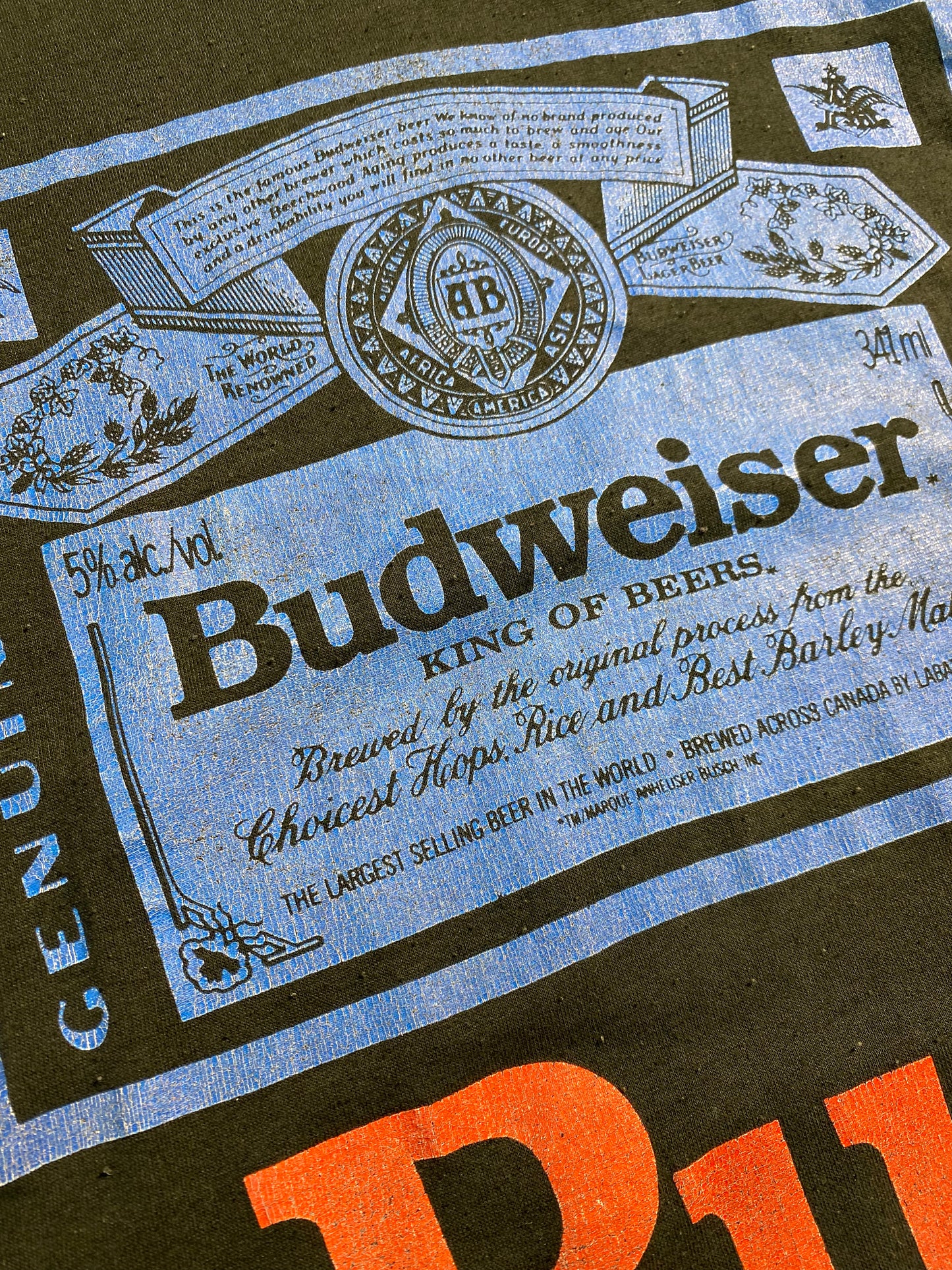 Vintage Budweiser Tank Top Bud Beer 1991 True VTG