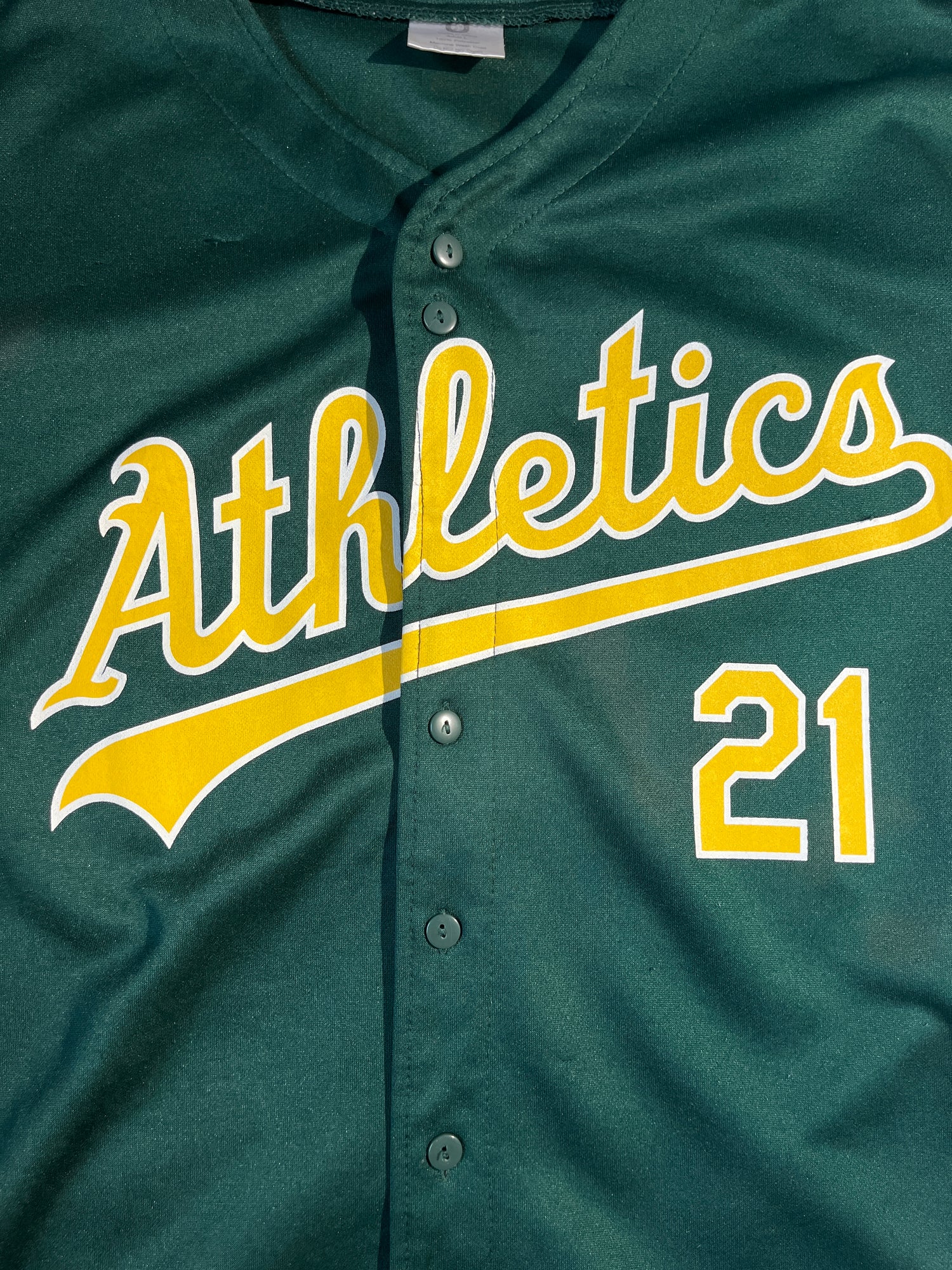 Vintage Wilson Athletics A's MLB Sleeveless Baseball Jersey Size 50 Made in  USA