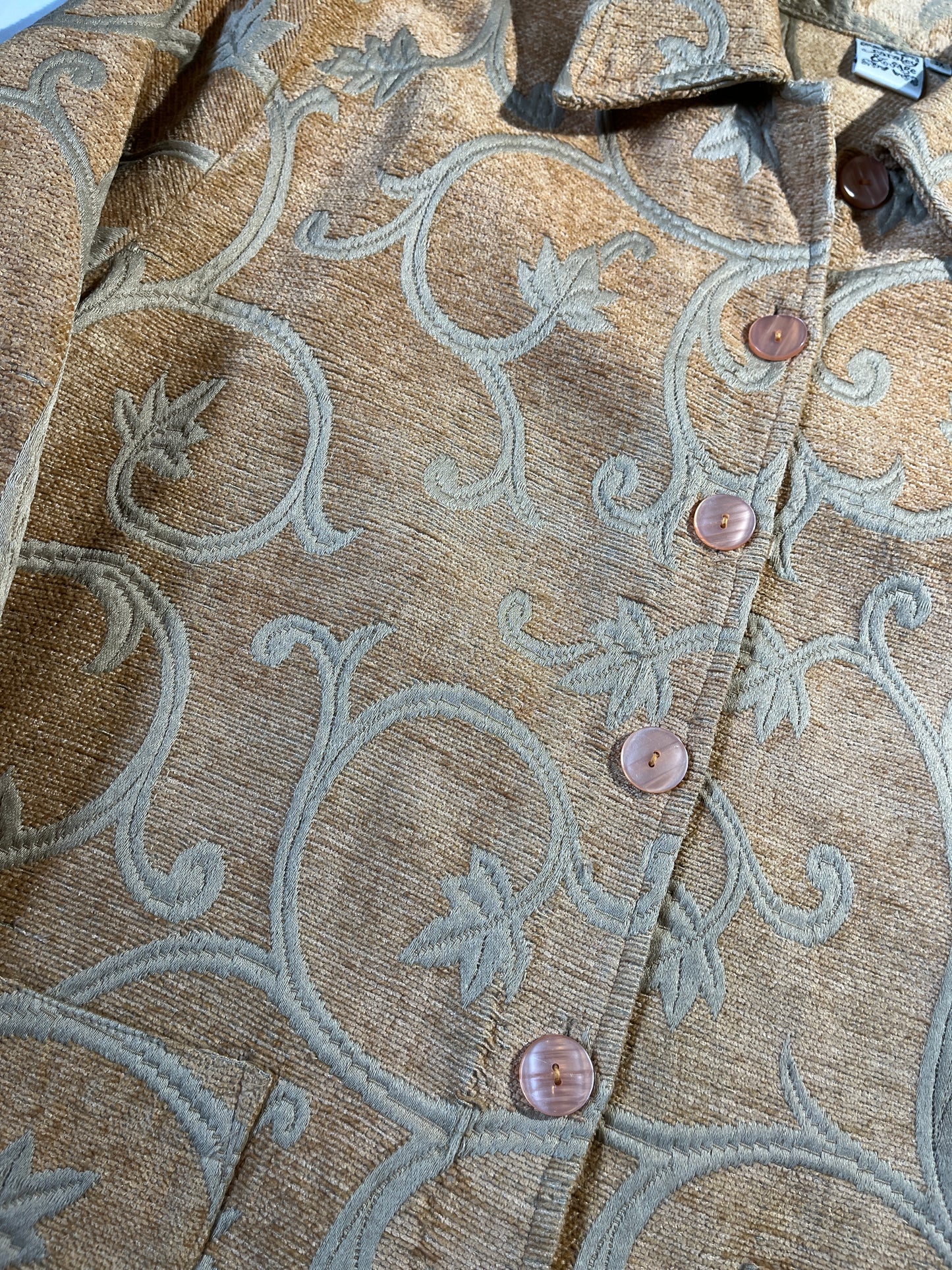 Vintage Paisley Jacket Soft Embroidered