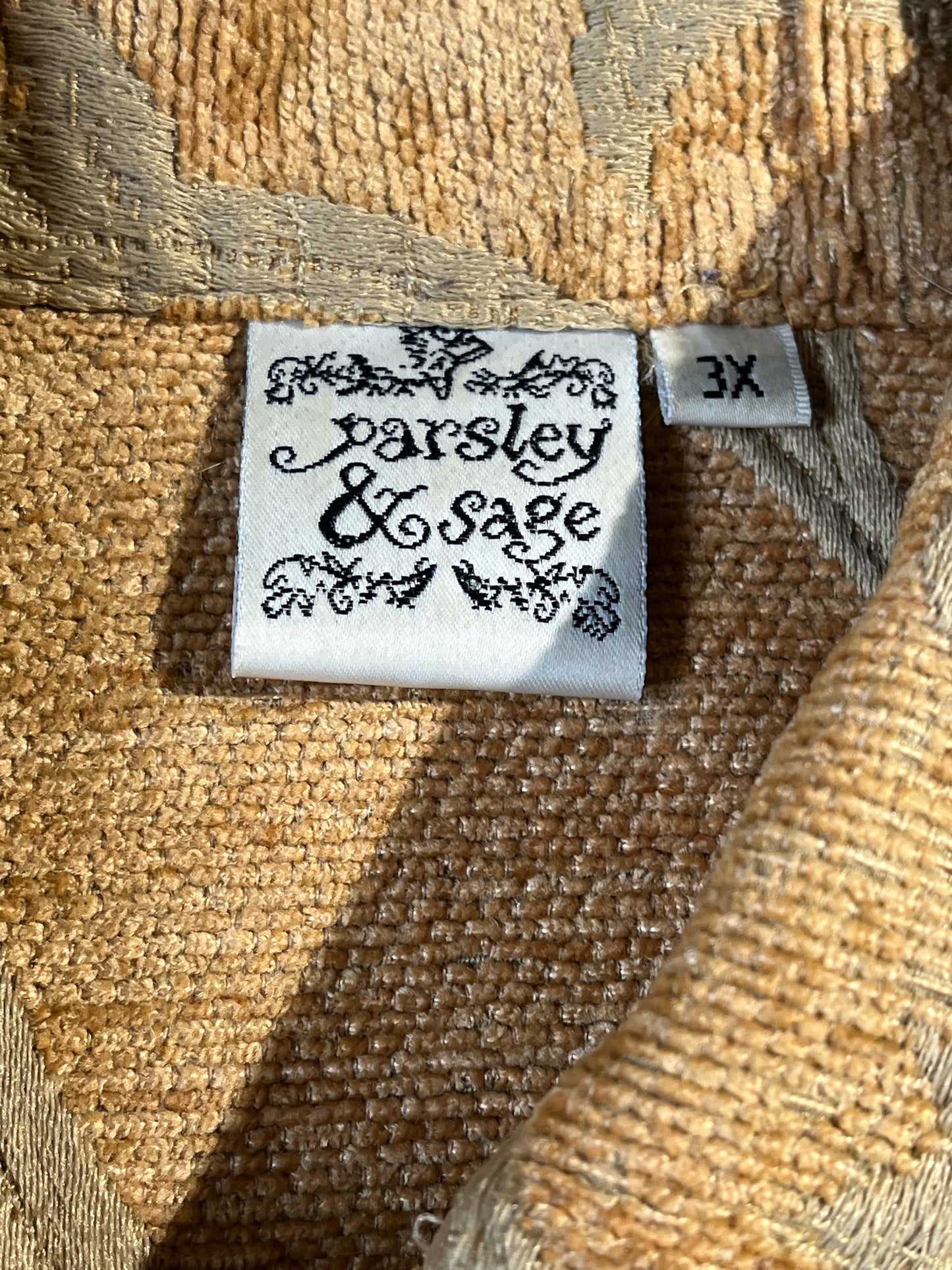 Vintage Paisley Jacket Soft Embroidered