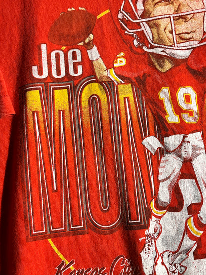 Vintage Joe Montana T-Shirt KC Chiefs NFL 1993