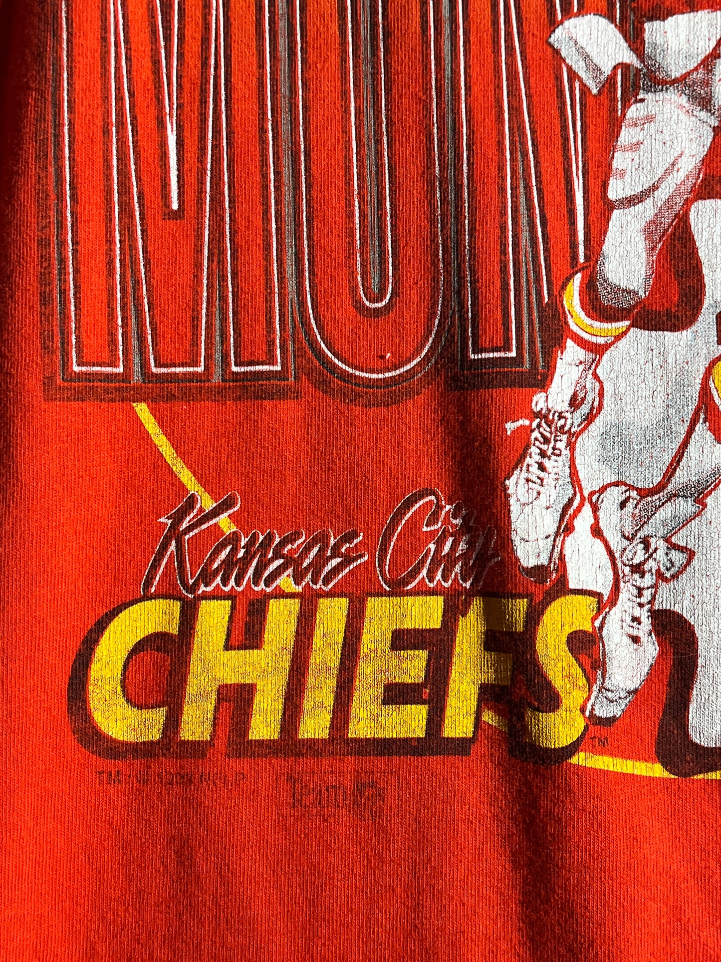 Vintage Joe Montana T-Shirt KC Chiefs NFL 1993