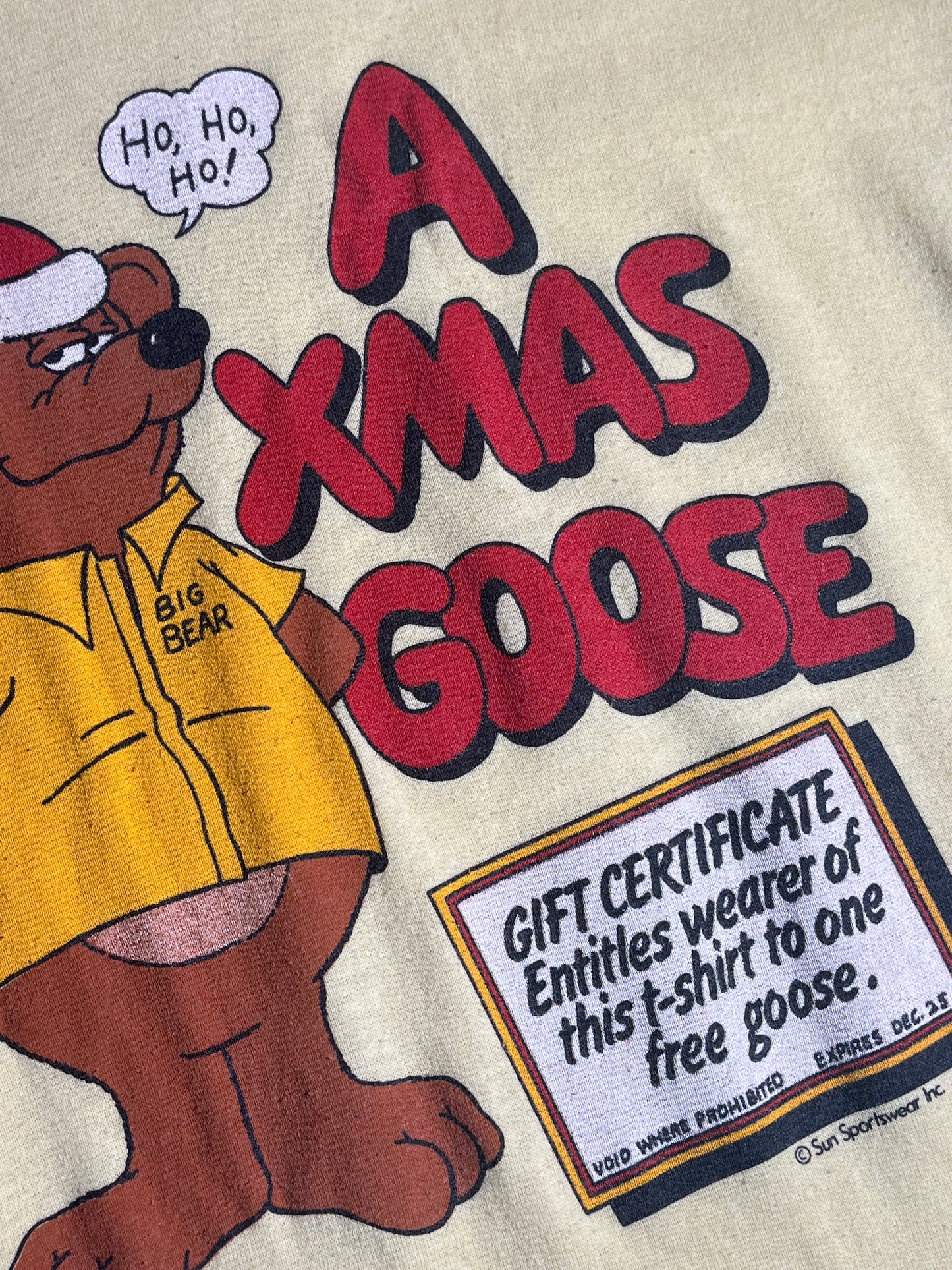 Vintage Xmas Goose T-Shirt 90's