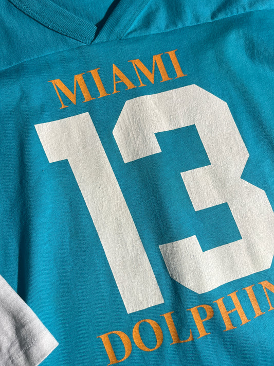 Vintage Miami Dolphins T-Shirt Jersey Top Marino