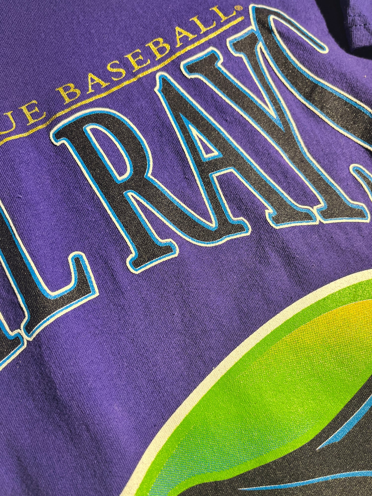 MLB x Topps Tampa Bay Rays  Retro Devil Rays Trading Card T-Shirt