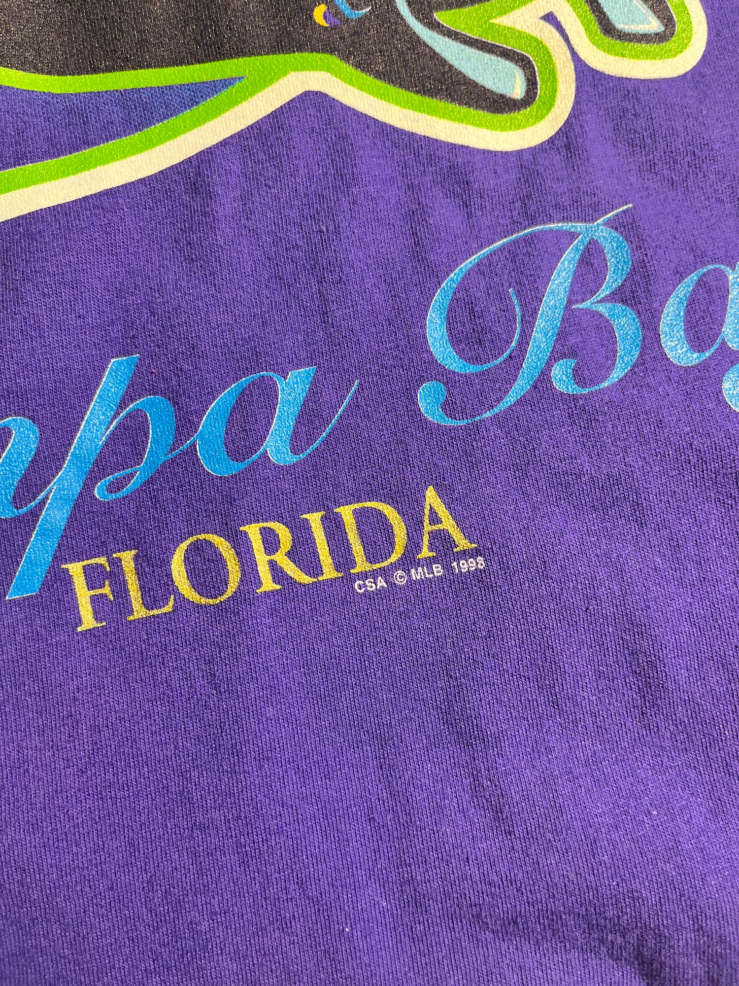 Genuine Merchandise, Tops, Tampa Bay Rays Purple T Shirt