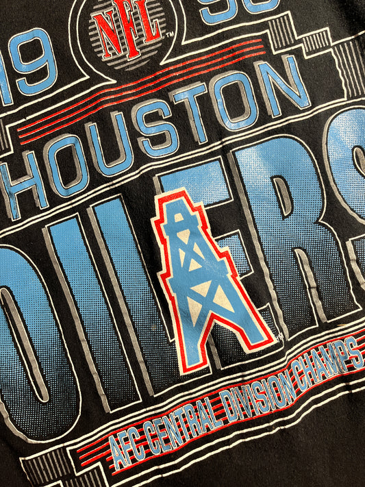 Vintage Starter - Houston Oilers AFC Champions Single Stitch T