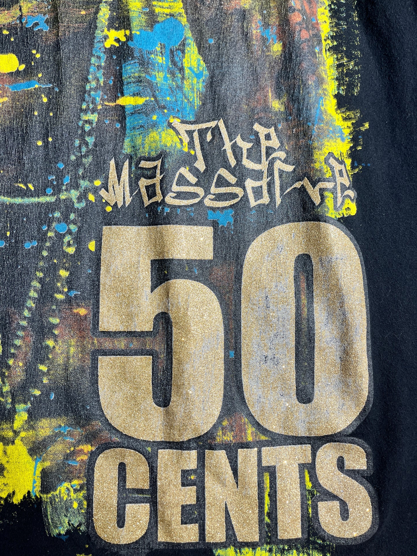 Vintage 50 Cents T-Shirt Rap The Massacre