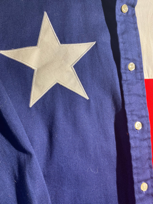 Vintage Texas Shirt Flag Western