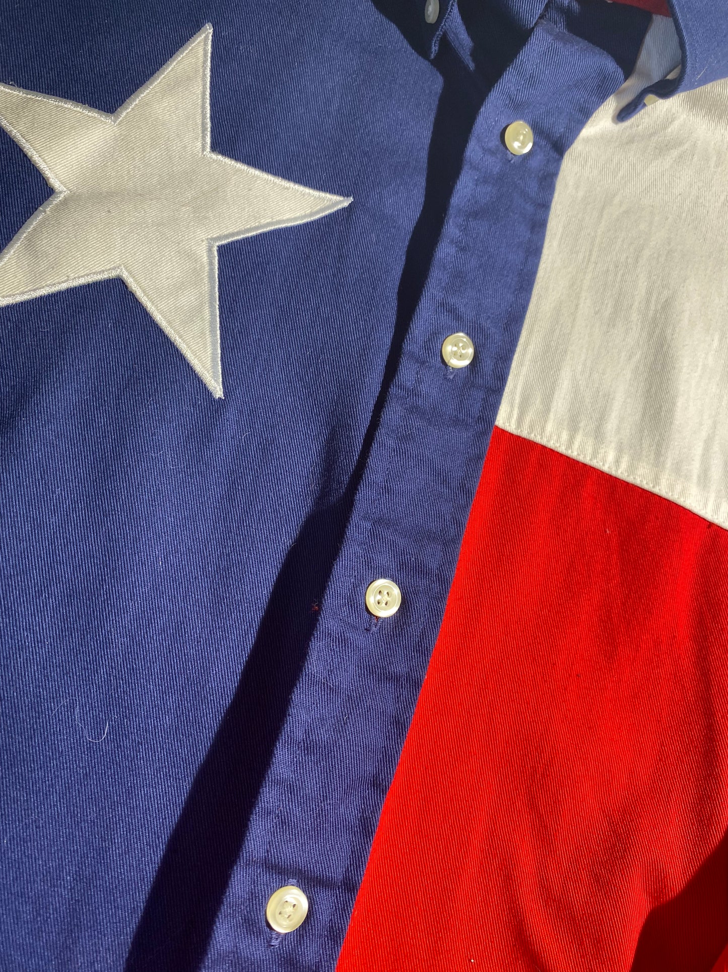 Vintage Texas Shirt Flag Western