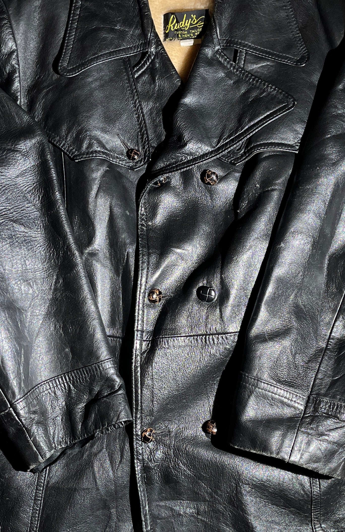 Vintage Rudy's Leather Jacket 1970's