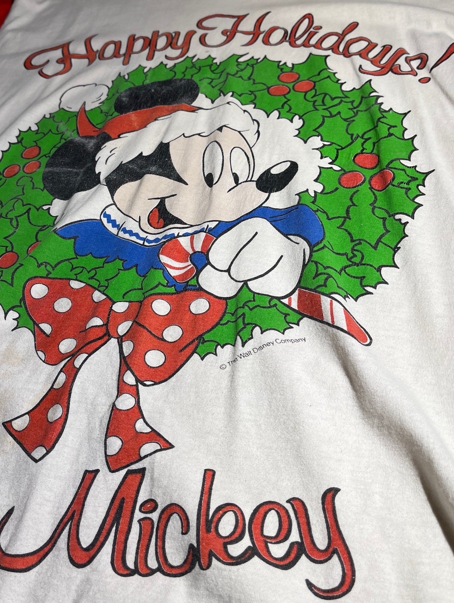 Vintage Mickey Christmas Shirt Tall Nighty