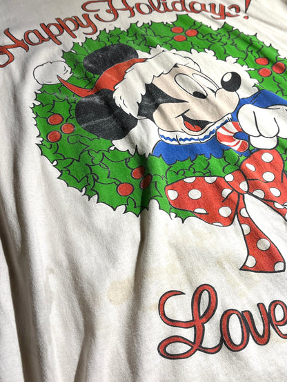 Vintage Mickey Christmas Shirt Tall Nighty