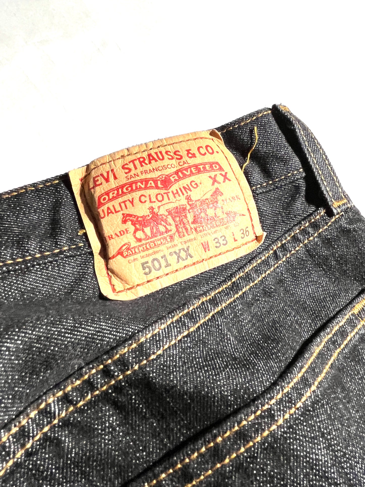 Vintage Levis Jeans 501xx Dark Wash