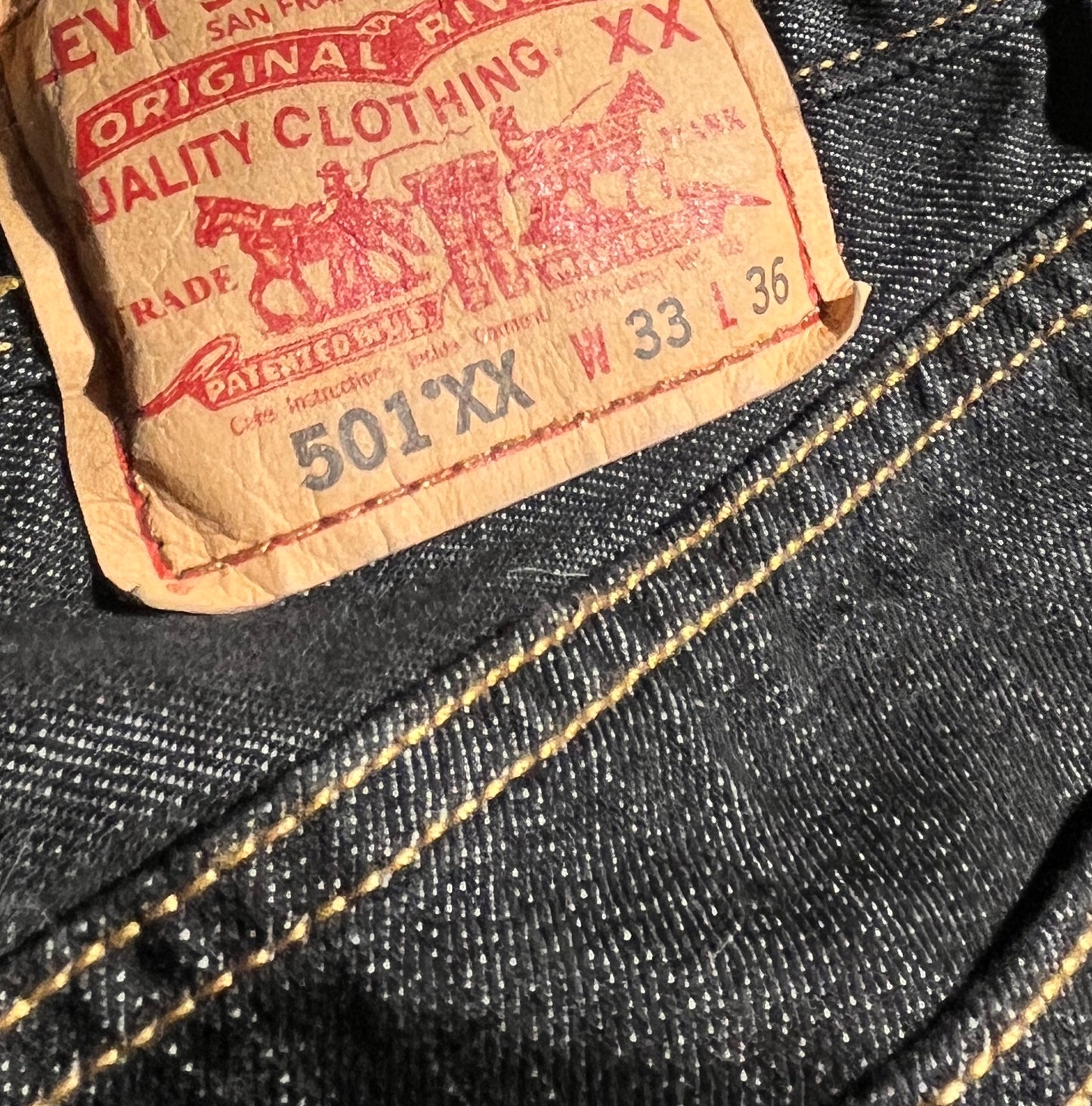 Vintage Levis Jeans 501xx Dark Wash