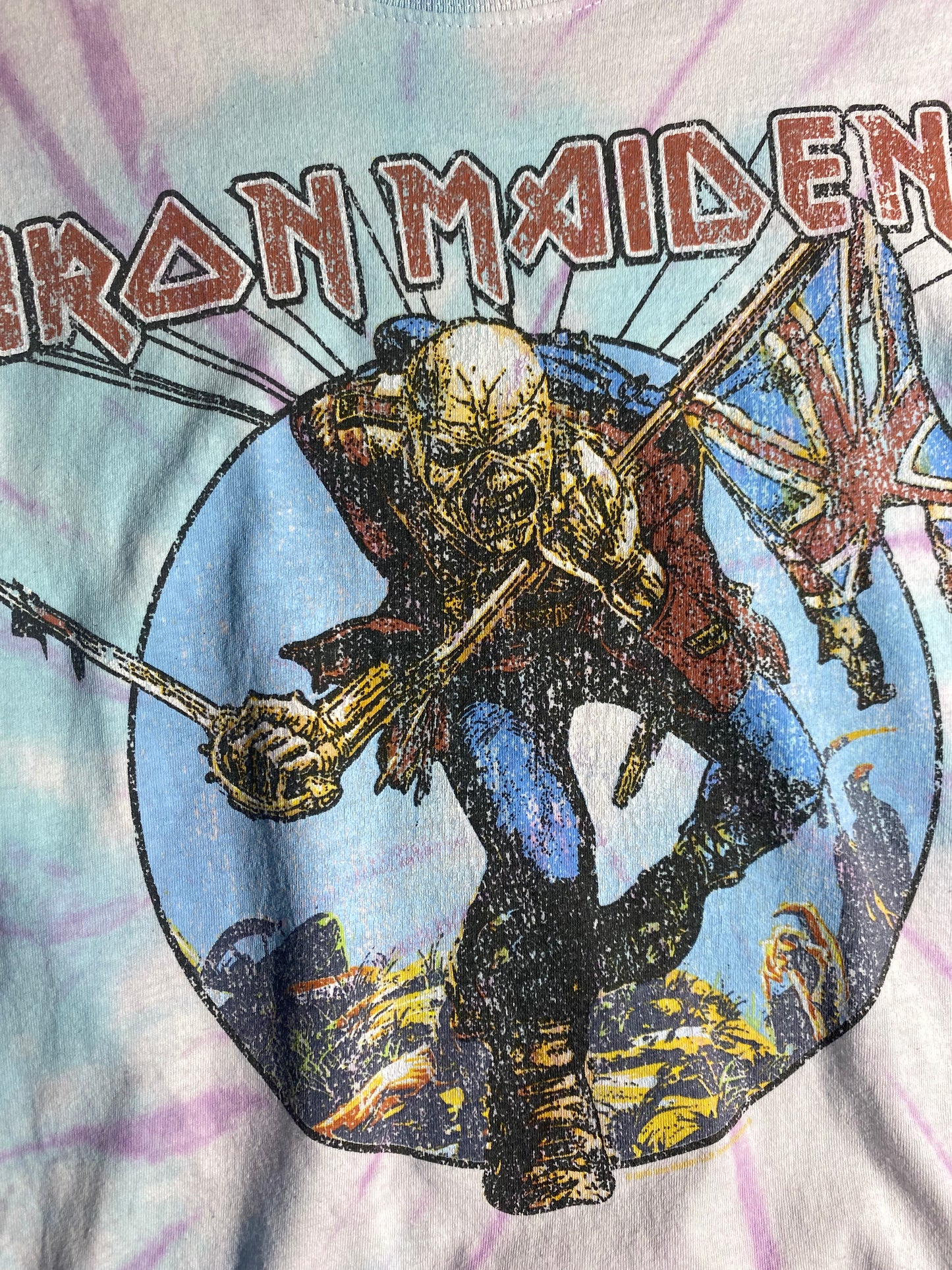 Vintage Iron Maiden T-Shirt Tie Dye
