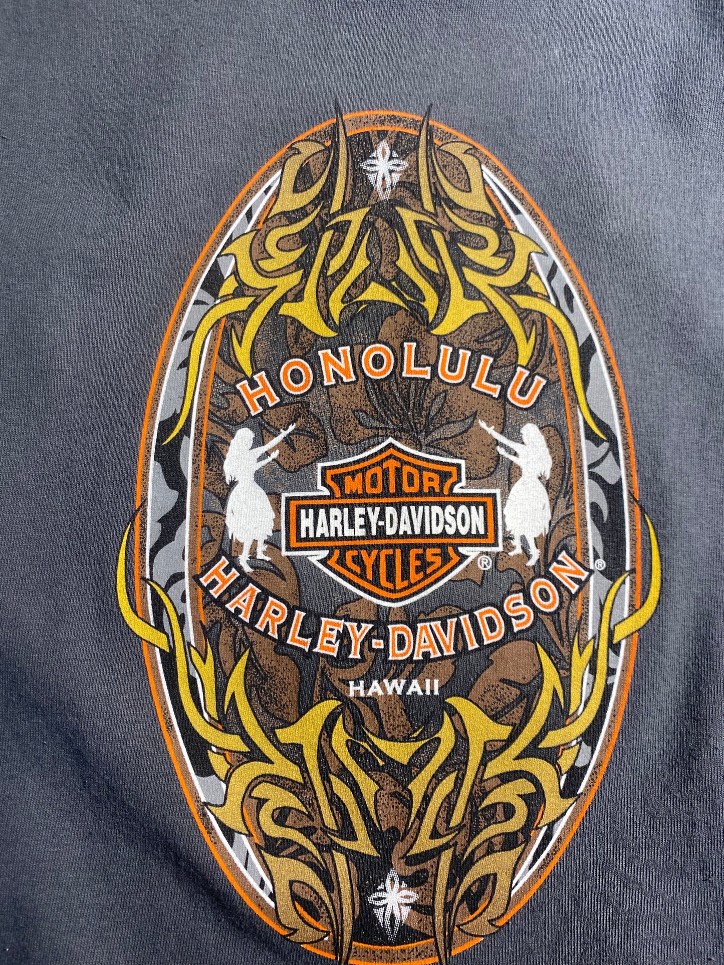 Vintage Hawaii Harley Davidson T-Shirt Honolulu