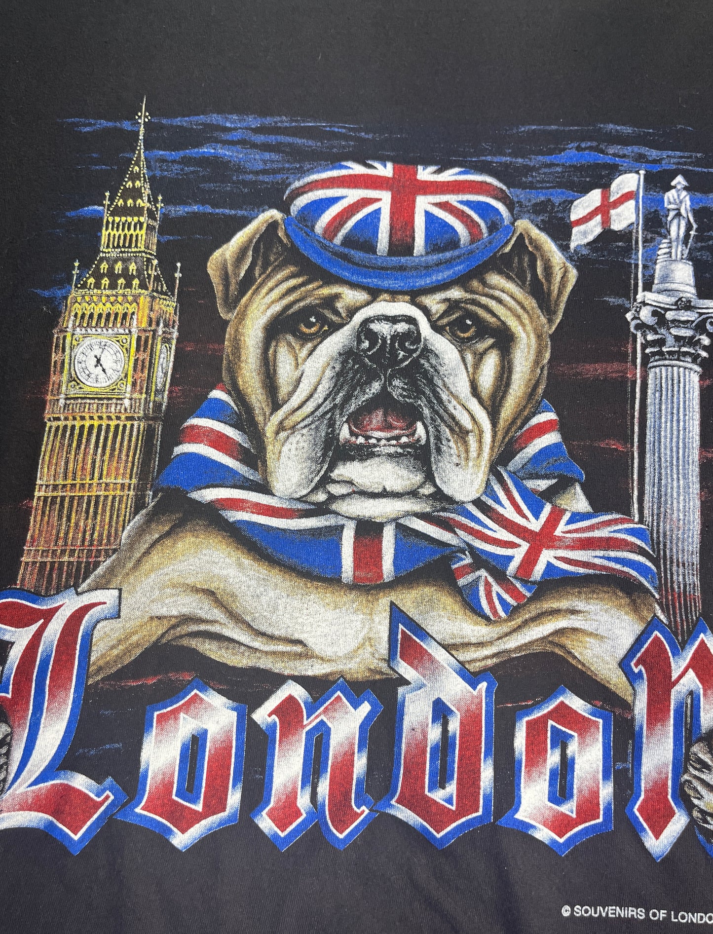 Vintage London T-SHIRT Dog Animal Tee