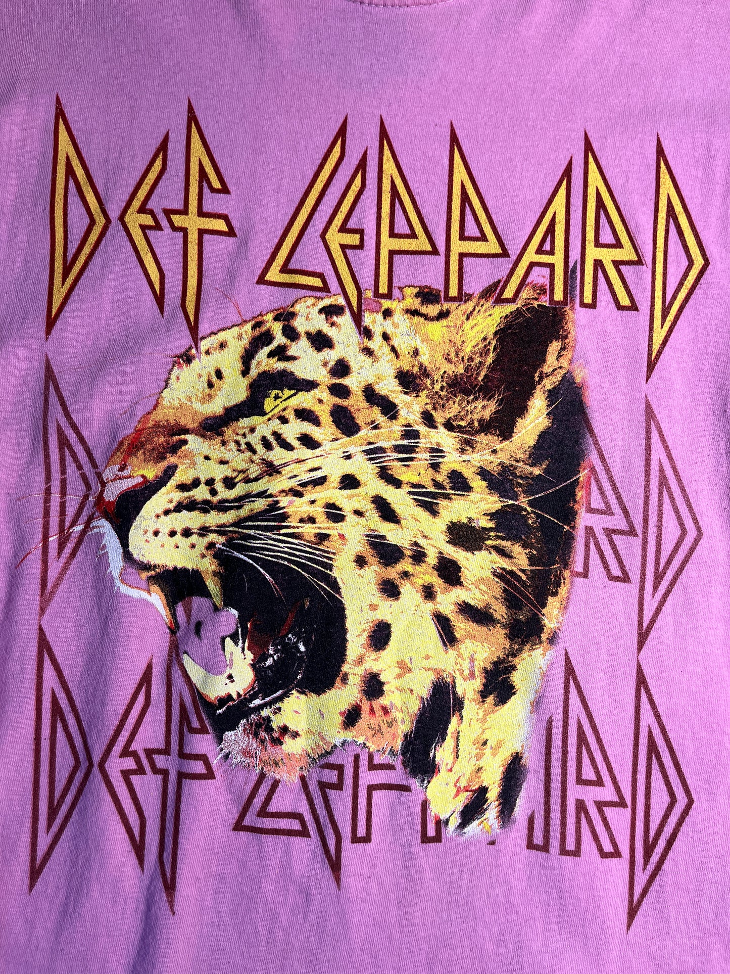 Vintage Def Leppard T-Shirt Band Animal Tee