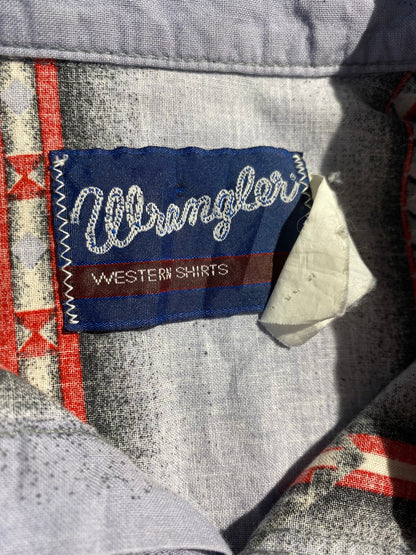 Vintage Patterned Shirt Western