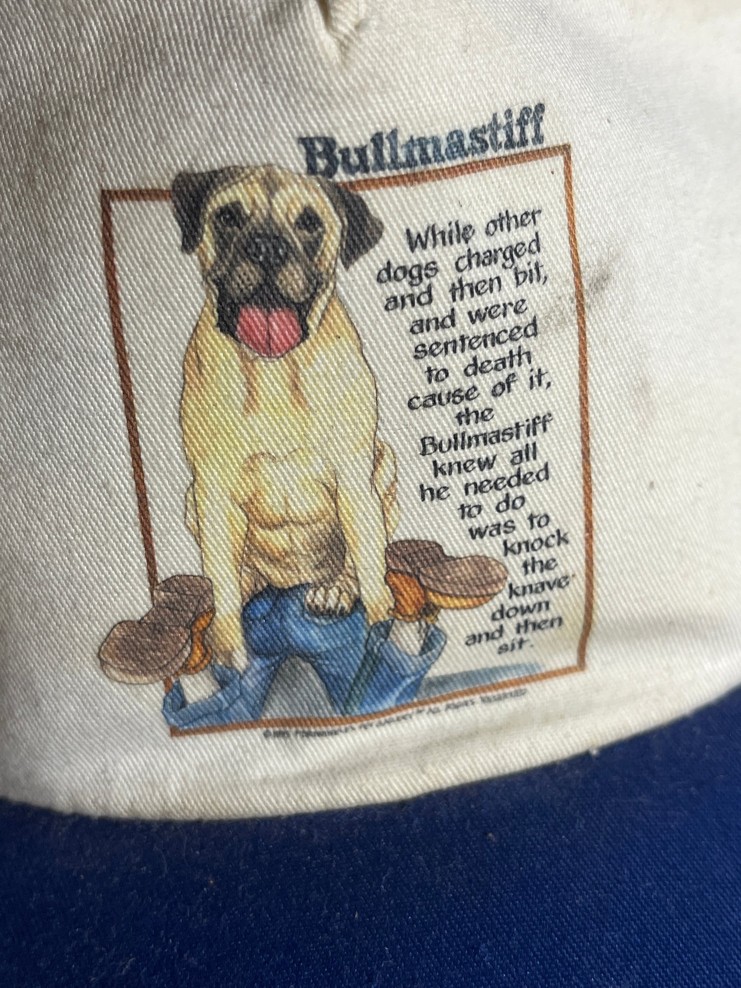 Vintage Bullmastiff Hat Snapback