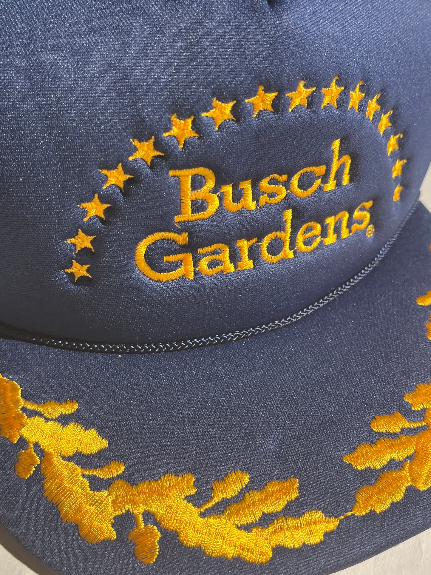 Vintage Busch Gardens Hat Snapback Embroidered