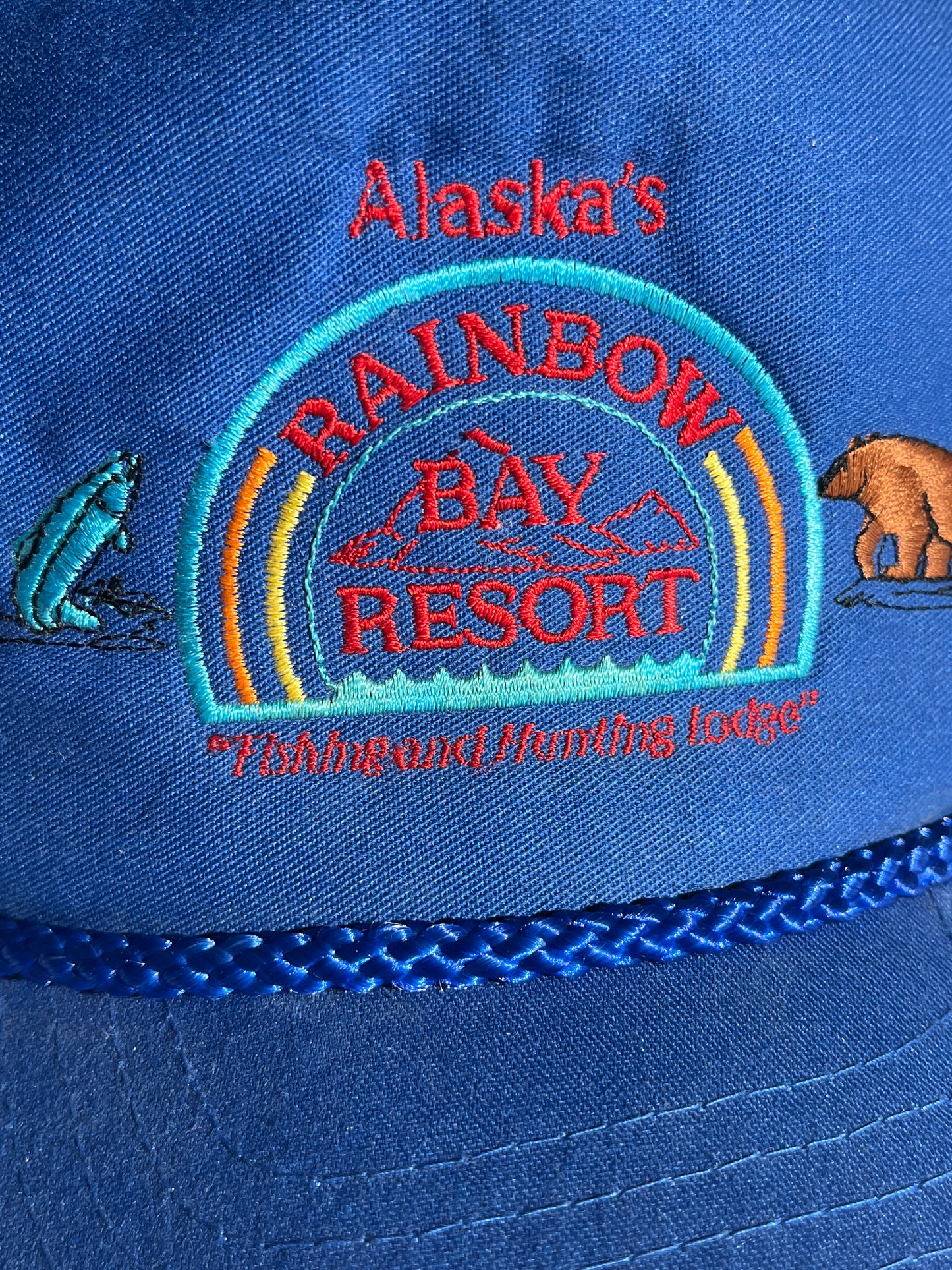Vintage Rainbow Snapback Hat