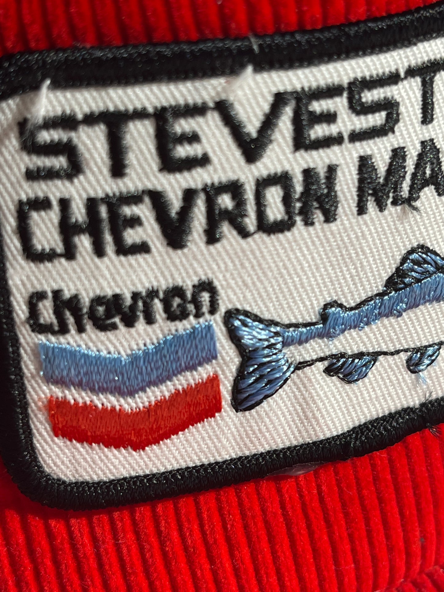 Vintage Chevron Snapback Cord Hat