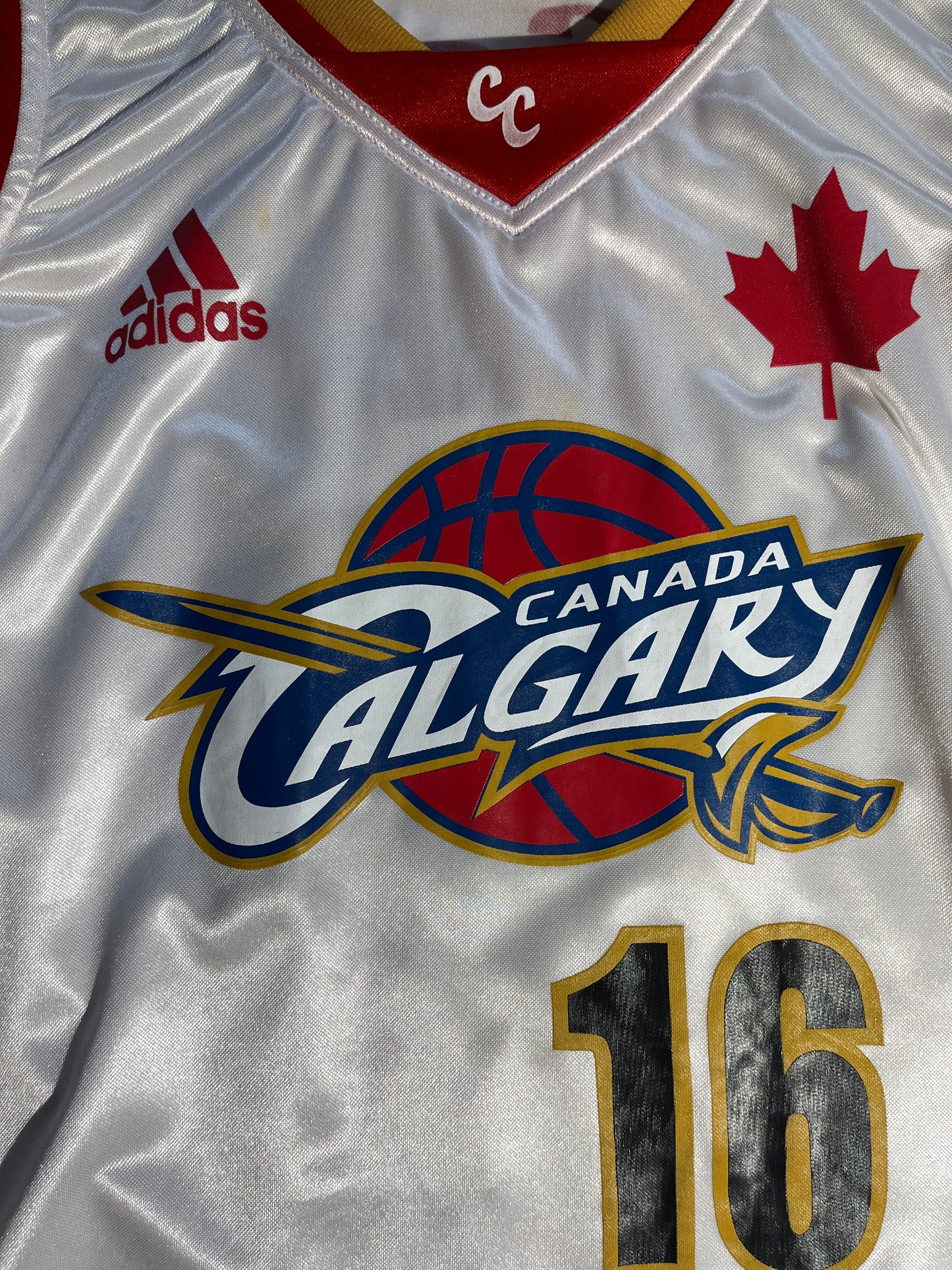 Vintage Calgary Basketball Jersey