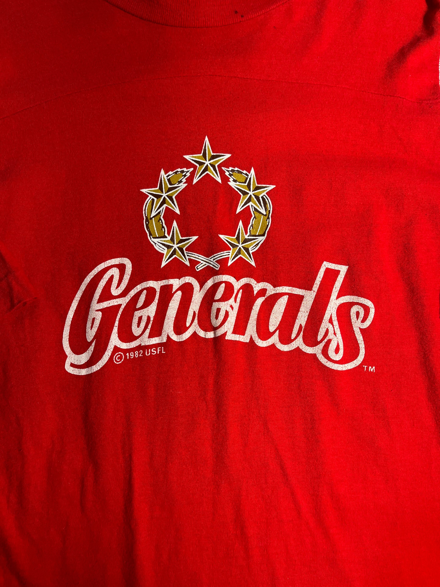 Vintage Generals T-Shirt OG Champion USFL 80's