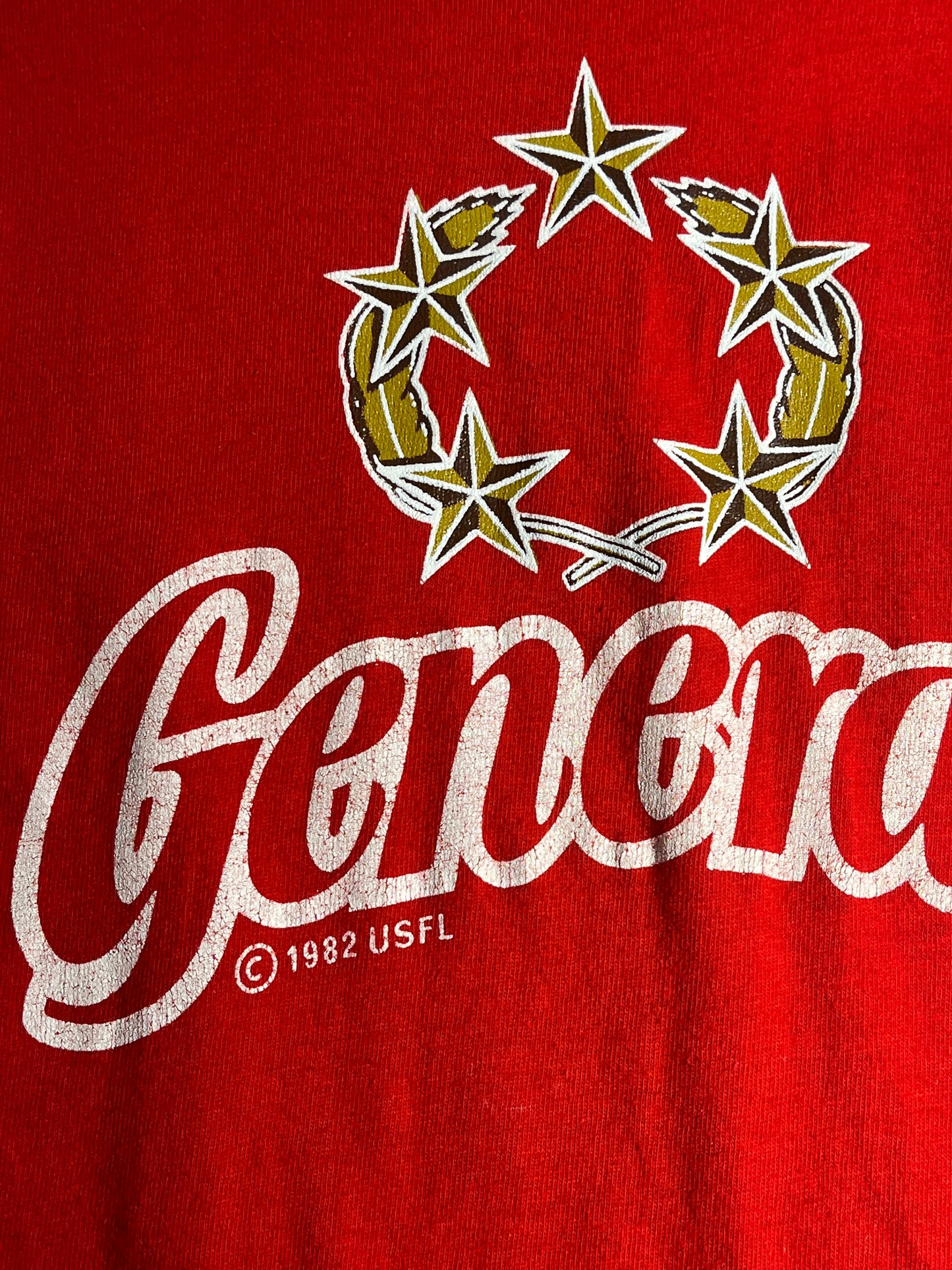 Vintage Generals T-Shirt OG Champion USFL 80's
