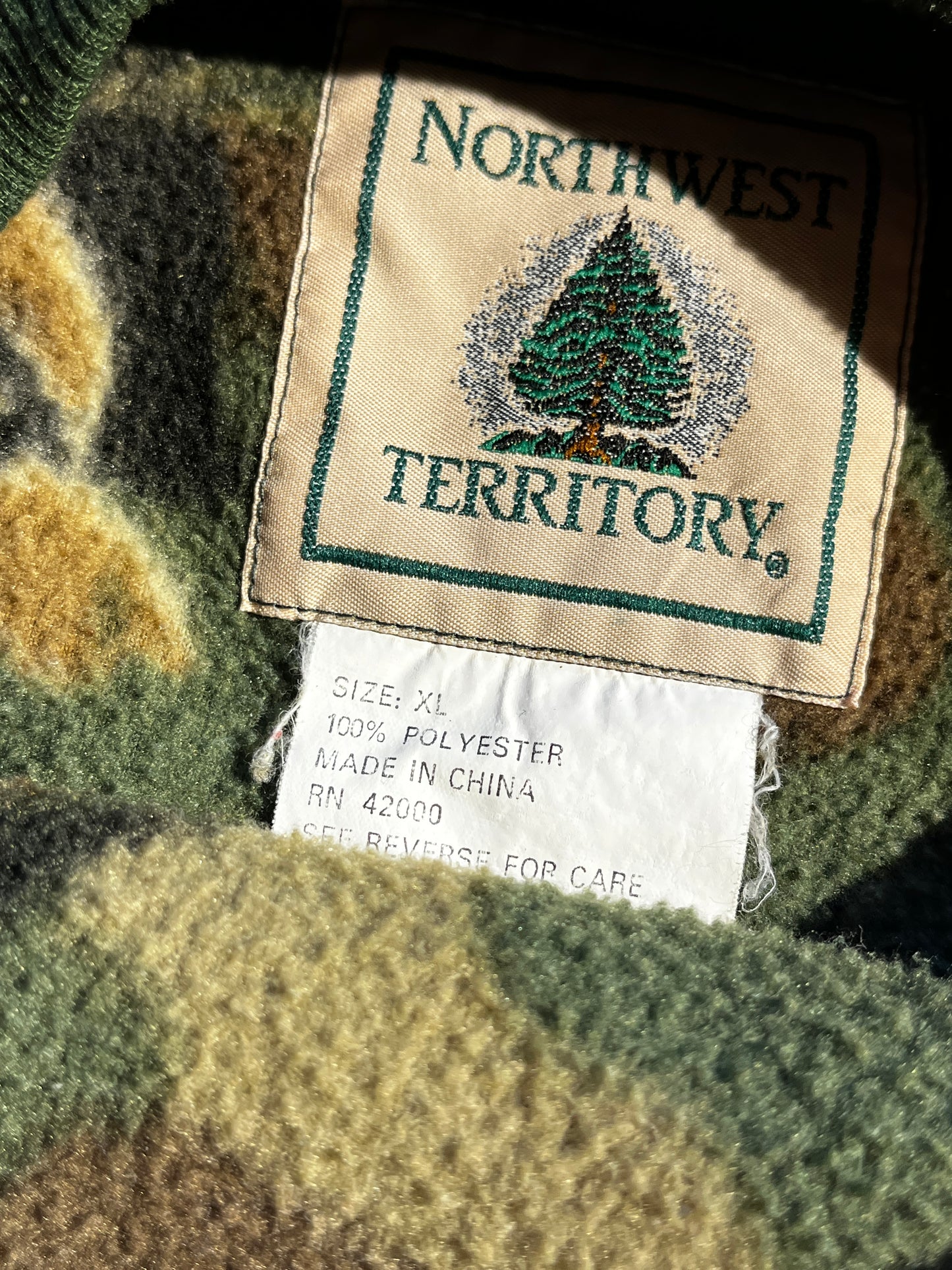 Vintage Camo Fleece Real Tree Crewneck