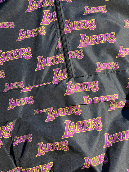 Vintage Los Angeles Lakers Jacket All Over Print Anorak