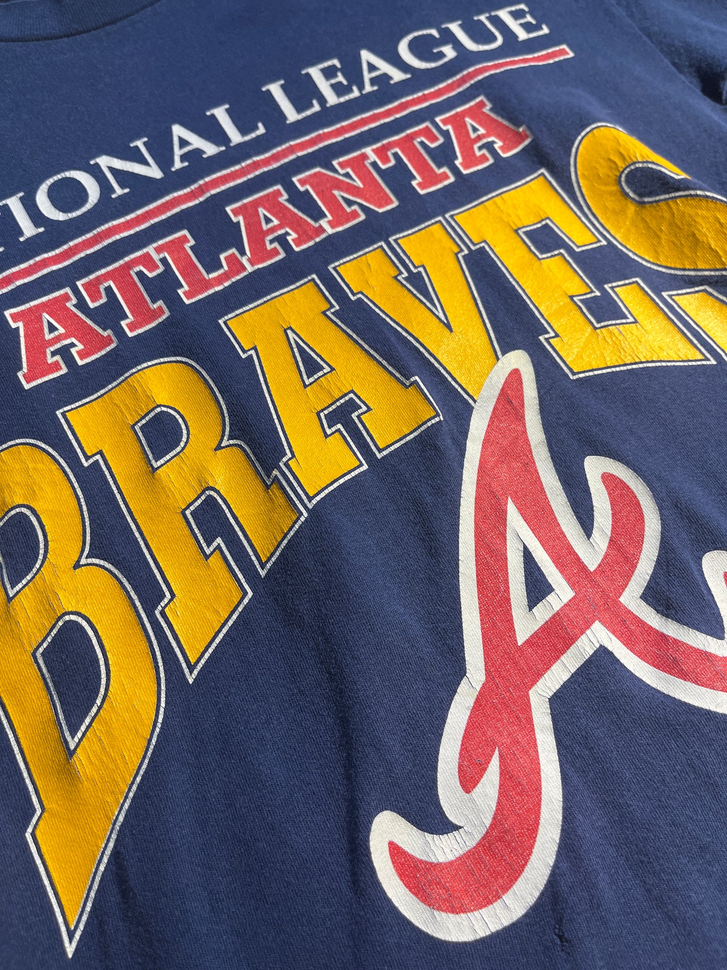 Vintage Atlanta Braves T-Shirt MLB Big Logo 1992 – Glorydays Fine Goods