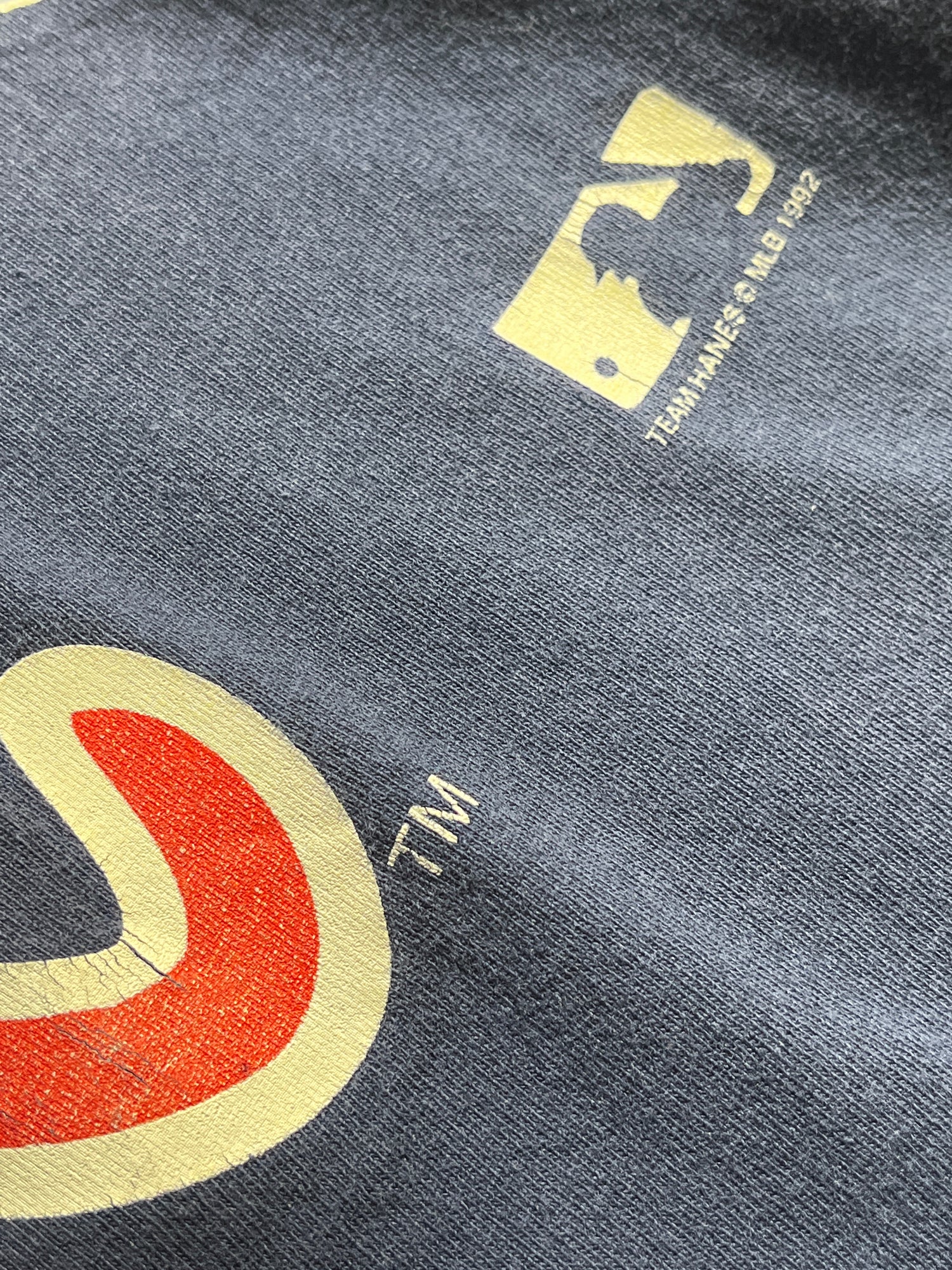 Glorydays Fine Goods Vintage Atlanta Braves T-Shirt MLB Big Logo 1992
